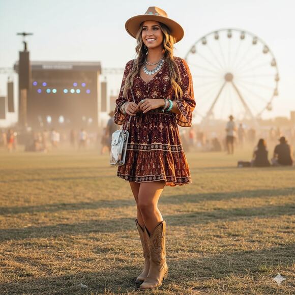 Idyllwind Sweet Revenge Boho Dress - Picture 1 of 12